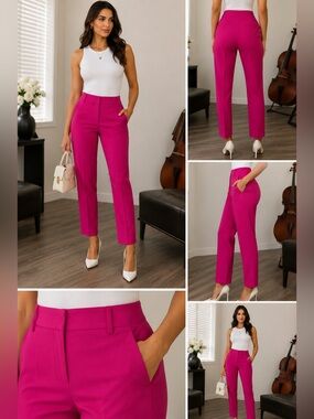 Christian Siriano Fuchsia Trousers / stretch pants 💖